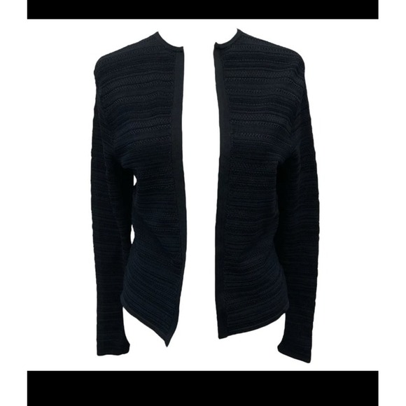 Ralph Lauren Sweaters - Ralph Lauren Black Label Navy Blue Knit Open Front Cardigan Sweater Women's XS